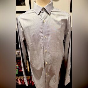 Banana Republic Dress Shirt. Size XL Slim Fit. Light Grey. New With Tags.